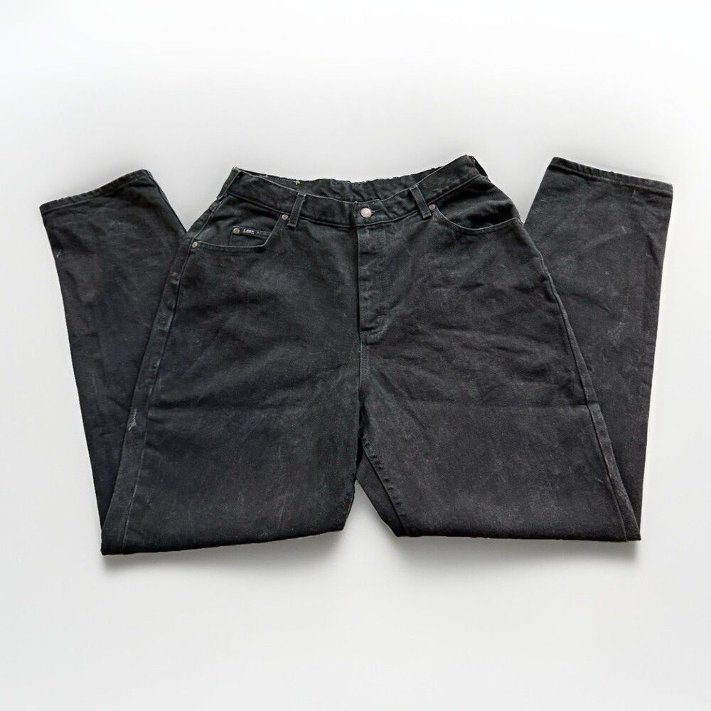 Vintage Lee Mom Jeans Black 32x31